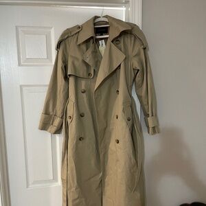 Banana republic factory trench coat small petite NWT